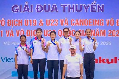 Cà Mau giành 9 huy chương tại Giải đua thuyền Rowing vô địch U19, U23 quốc gia năm 2026