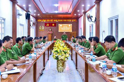 Bộ Công an kiểm tra công tác phòng cháy, chữa cháy tại tỉnh Cà Mau