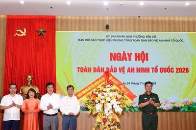 Phường Yên Sở phát huy sức mạnh toàn dân, xây dựng thế trận an ninh nhân dân vững chắc
