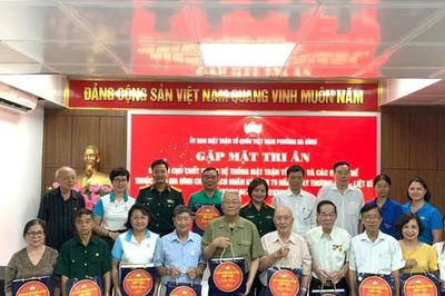 Phường Ba Đình tri ân cựu chiến binh, thân nhân gia đình chính sách