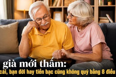 Về già mới thấm: Con cái, bạn đời hay tiền bạc cũng không quý bằng 8 điều này