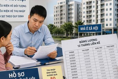 Không đủ bảng lương 12 tháng, người mua nhà ở xã hội cần bổ sung giấy tờ gì?