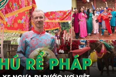 Chú rể Pháp chơi lớn, đem xe ngựa đi rước vợ Việt sau 6 năm yêu nhau