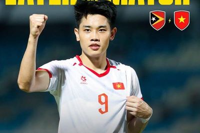 Đình Bắc hay nhất trận Việt Nam - Timor Leste