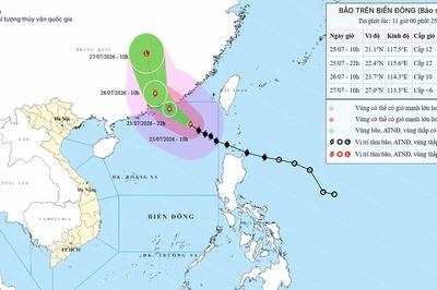 Bão số 2, giật cấp 15, di chuyển trên vùng biển phía nam tỉnh Quảng Đông (Trung Quốc)