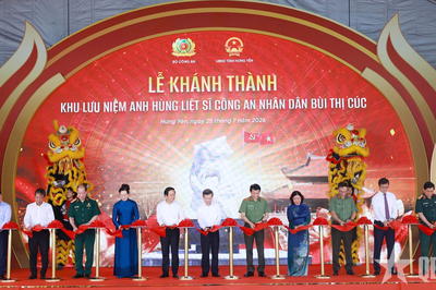 Khánh thành Khu lưu niệm Anh hùng liệt sĩ Công an nhân dân Bùi Thị Cúc