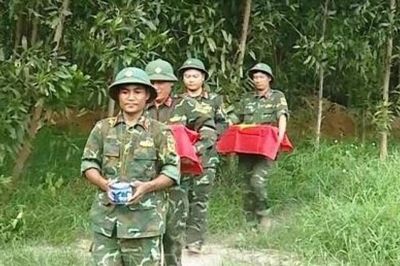 Tìm thấy 10 hài cốt liệt sĩ Trung đoàn 88 hy sinh năm 1972 tại Quảng Trị