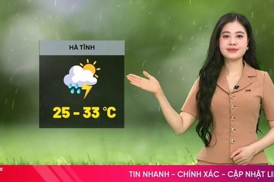 Dự báo thời tiết Hà Tĩnh ngày 25/7: Đêm mưa rào, ngày nắng gián đoạn