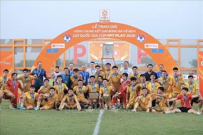 Sông Lam Nghệ An lên ngôi vô địch Giải bóng đá U21 quốc gia