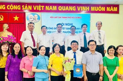 Tp.Hồ Chí Minh: Thành lập Chi hội Luật gia phường Phú Thọ Hòa