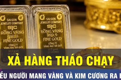 18 GIỜ NGÀY 25-7: Vàng bị bán tháo sau sự cố kim cương lậu