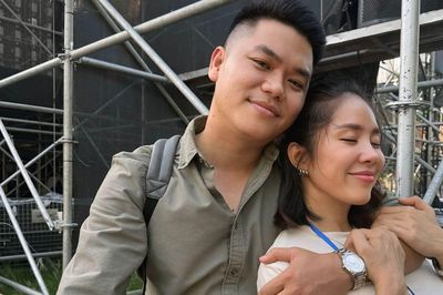 Lê Phương và chồng đến Côn Đảo