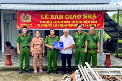 Nghĩa tình tri ân nơi địa đầu cực Nam Tổ quốc