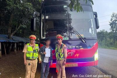 Xử lý tài xế xe khách dương tính với ma túy chạy tốc độ 134 km/h