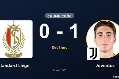 Juventus thắng Standard Lìege, đội chủ nhà trắng tay trong trận giao hữu
