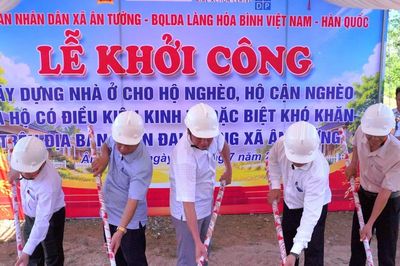Xã Ân Tường: Khởi công xây dựng 20 căn nhà cho hộ nghèo, hộ cận nghèo