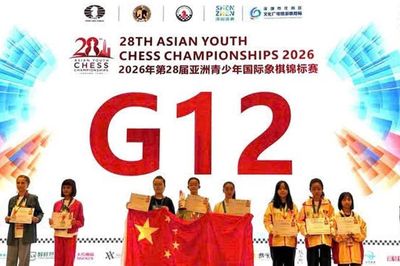 Kỳ thủ U12 Lào Cai giành Huy chương Vàng đồng đội tại Giải Cờ vua trẻ châu Á 2026
