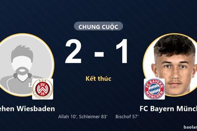 Wehen Wiesbaden đánh bại Bayern trong trận giao hữu tại BRITA-Arena