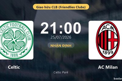 Nhận định Celtic vs AC Milan: đội hình dự kiến