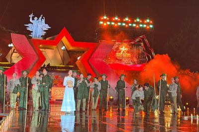 Tổng duyệt chương trình cầu truyền hình 'Sao sáng dẫn đường'