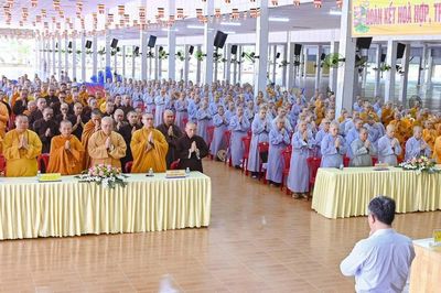 Đại diện Sở Dân tộc và Tôn giáo TP.HCM triển khai Luật Tín ngưỡng, tôn giáo tại trường hạ Đại Tòng Lâm