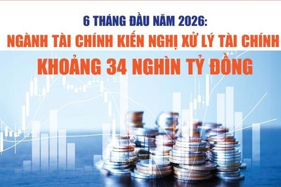 Infographics: Qua kiểm tra, ngành Tài chính kiến nghị xử lý tài chính khoảng 34 nghìn tỷ đồng