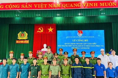 Khánh Hòa: Ra mắt 4 'Đội Thanh niên xung kích vì Nhân dân phục vụ'