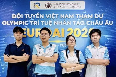 Học sinh Trường Phổ thông Năng khiếu giành Huy chương tại Olympic Trí tuệ nhân tạo châu Âu 2026