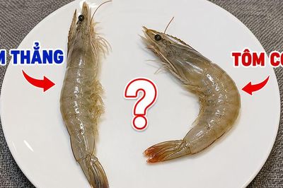Nên mua tôm thẳng hay tôm cong thì ngon hơn?