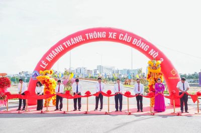 Đà Nẵng: Cầu Đồng Nò 2 chính thức thông xe sau chưa đầy 8 tháng thi công