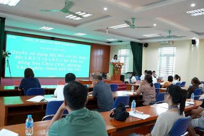 Thửa đất tại Yên Nghĩa trúng đấu giá hơn 8,69 tỷ đồng