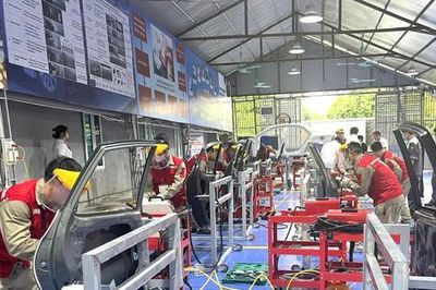Hơn 50 ứng viên hoàn thành kỳ đánh giá kỹ năng nghề ô tô chuẩn E-7-3 đầu tiên tại Việt Nam