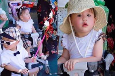 Phương Oanh than thở kêu đau lưng vì bế con gái