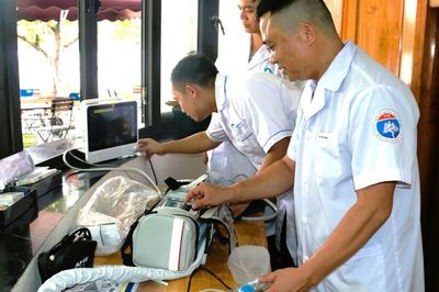 Điểm tựa y tế cho du khách tham quan Vịnh