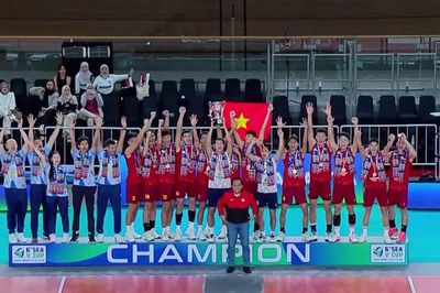 Đánh bại Thái Lan, tuyển bóng chuyền nam Việt Nam lần đầu Vô địch SEA V.Cup