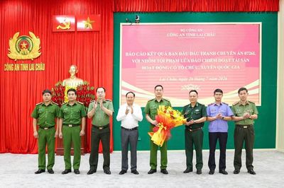 Lai Châu biểu dương các lực lượng phá thành công Chuyên án 0726L