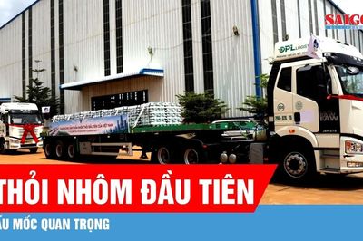 Lâm Đồng: Công bố sản phẩm nhôm thỏi đầu tiên của Việt Nam