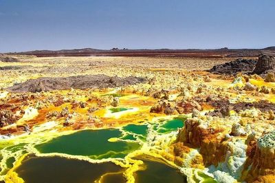 Dallol- nơi trên Trái Đất trông giống hệt thế giới ngoài hành tinh