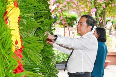TP Hồ Chí Minh: Công viên Lê Thị Riêng thành điểm cầu tri ân tối 26/7