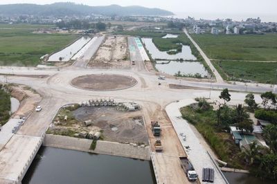Vướng mặt bằng, tuyến đường 630 tỷ đồng nối Thanh Hóa - Sầm Sơn chậm về đích