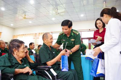 Tri ân thương, bệnh binh tại Trung tâm Điều dưỡng Long Đất