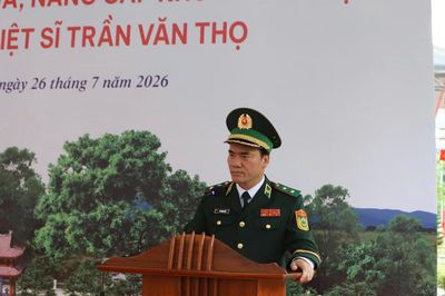 Khánh thành nâng cấp Khu tưởng niệm Anh hùng liệt sĩ Trần Văn Thọ