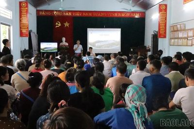 Bát Xát công bố thông tin Dự án hạ tầng khu công nghiệp Bản Qua