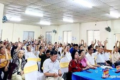 Thuận Hóa hoàn thành bầu Tổ trưởng tổ dân phố nhiệm kỳ 2026 - 2031