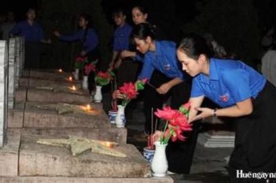 Tuổi trẻ Huế thắp lửa truyền thống, tri ân các Anh hùng liệt sĩ