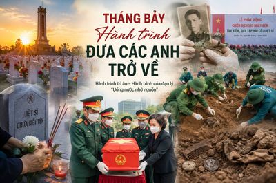 Tháng Bảy - Đưa các anh trở về trong lòng Tổ quốc