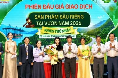 Đắk Lắk lần đầu tiên tổ chức phiên đấu giá giao dịch thành công lô sầu riêng gần 24 tỷ
