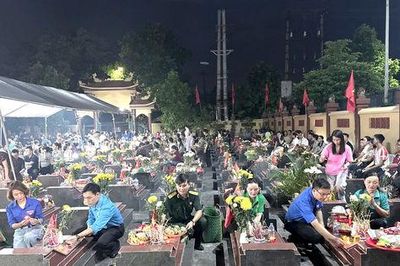 Xã Bình Minh đồng loạt thắp nến tri ân các anh hùng liệt sĩ