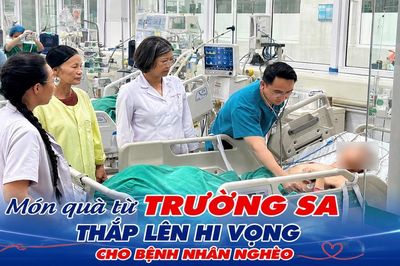 Món quà từ Trường Sa thắp lên hi vọng cho bệnh nhân nghèo