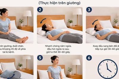 7 bài tập giúp giảm chóng mặt và cải thiện thăng bằng